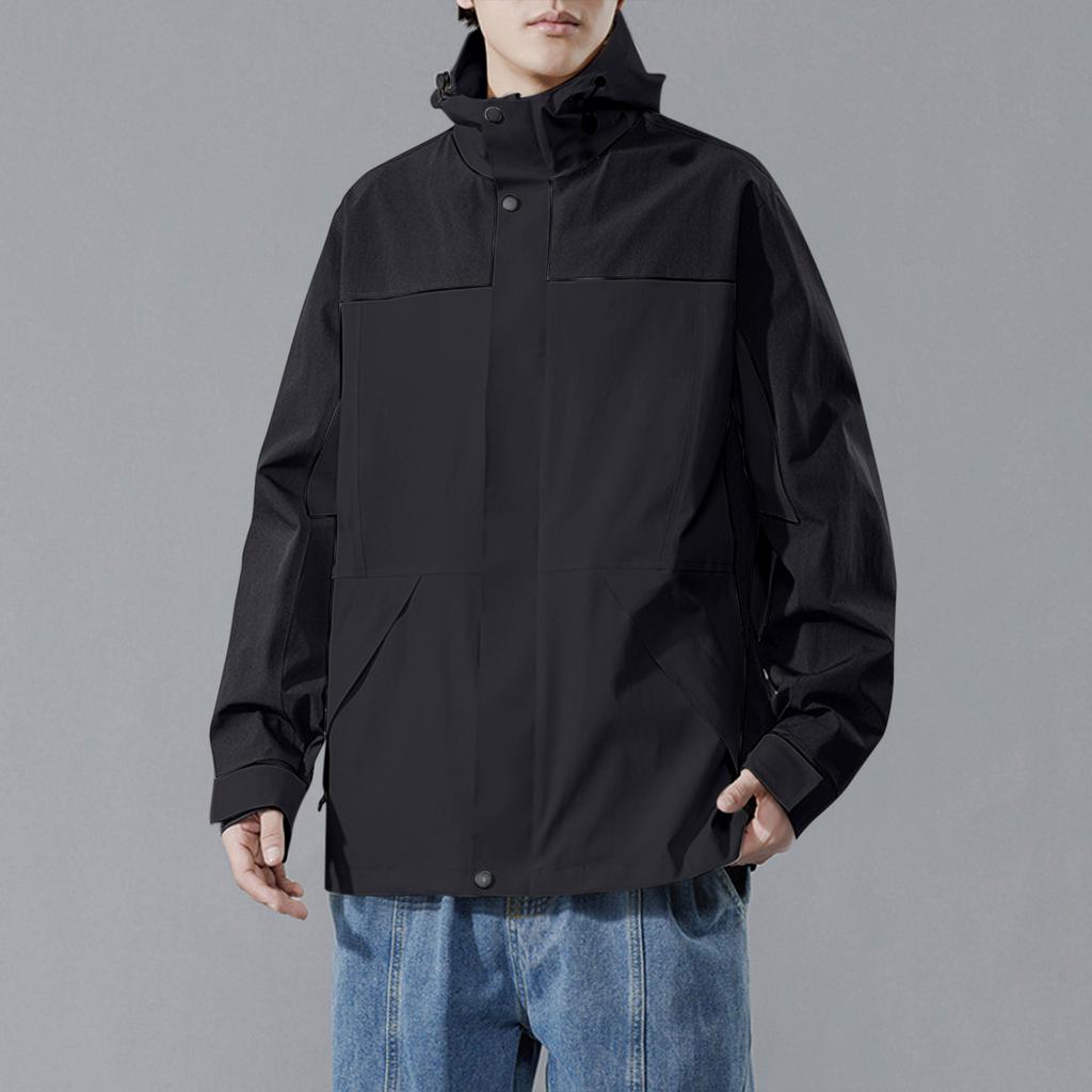 Men's Color Matching Jacket Fashionable And Casual Sportswear Mountaineering And Outdoor Couple Jacket