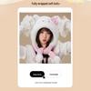 Women's Warm Fleece Cartoon Cat Hat with Moving Ears & Ear Muffs for Autumn/Winter