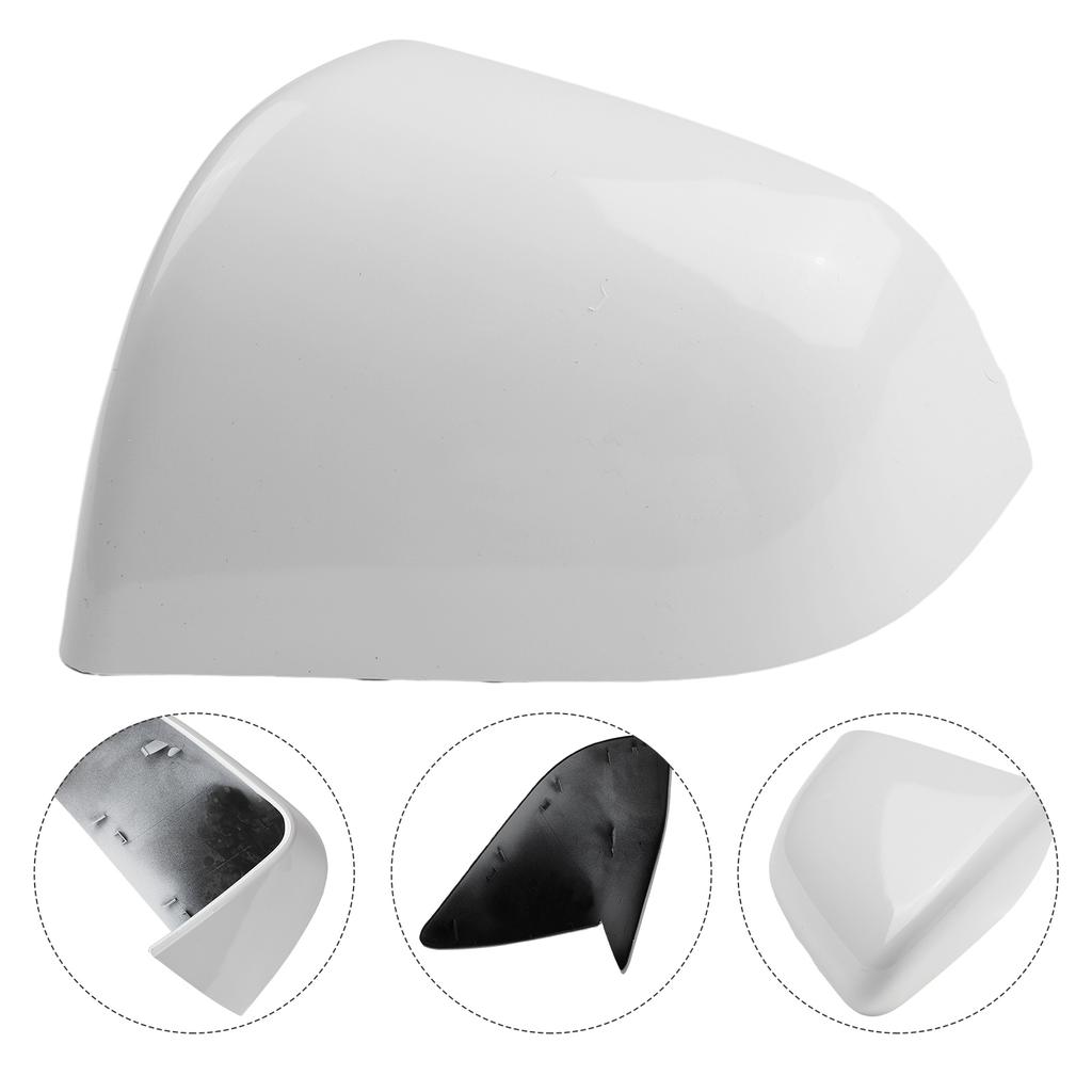 Fits For Tesla Model Y 21-23 White ABS Left Side Door Wing Mirror Cover White149559300 Accessories For Vehicles