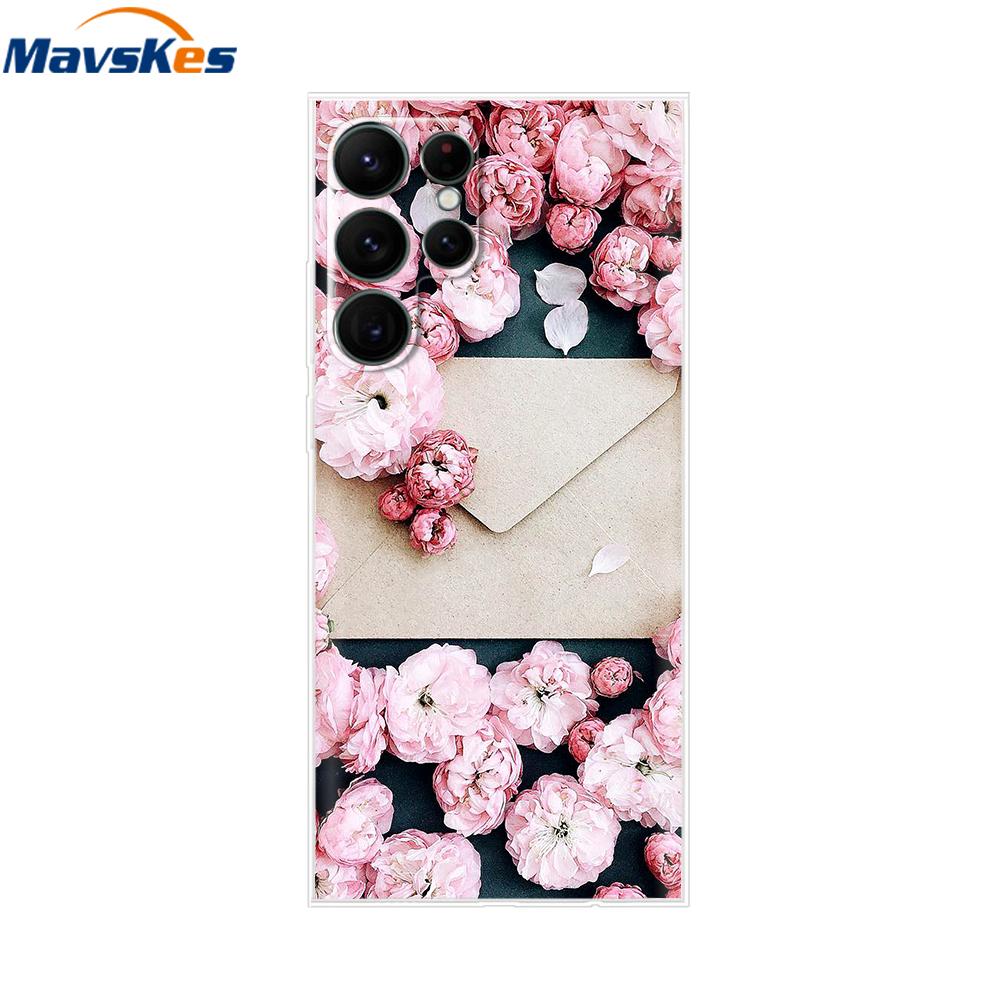 For Samsung Galaxy S22 Ultra Case Silicone Soft Clear Bumper Back Cover For Samsung S22 Ultra Cases For Samsung S22 Ultra Fundas