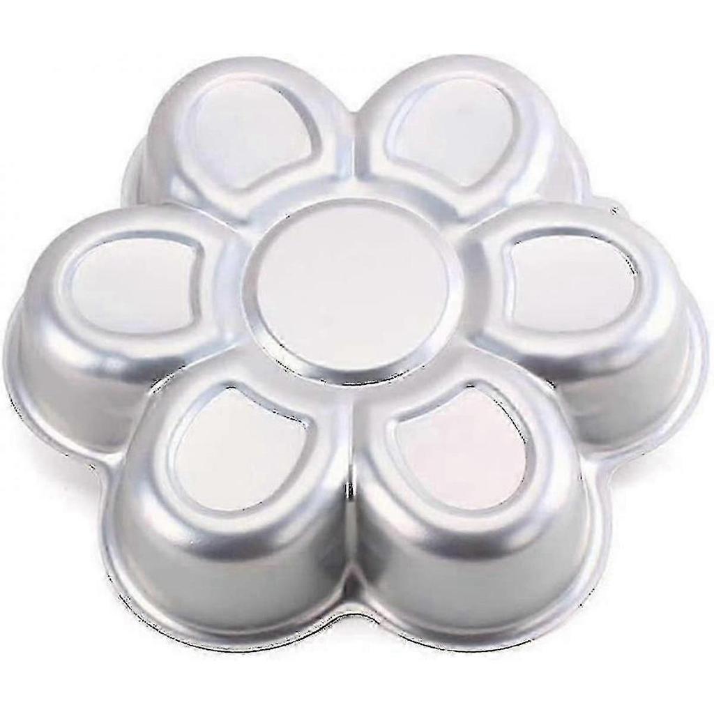 Moule à gâteau en aluminium forme fleur 3D, Moule de cuisson antiadhésif pour gâteaux d'anniversaire DIY, Résistant à la chaleur jusqu'à 550 °F