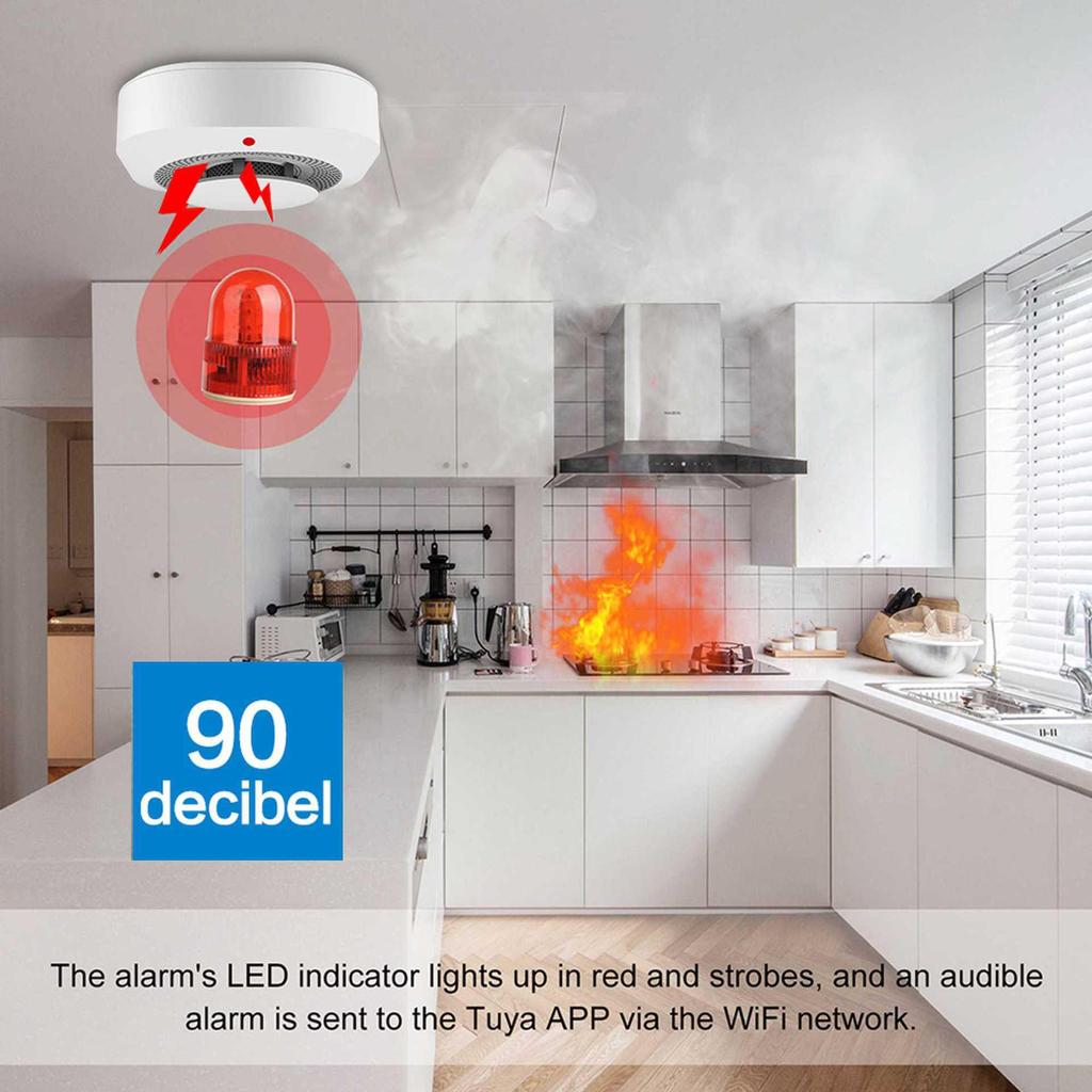 Tuya Smart WiFi & ZIGBEE Smoke Detector