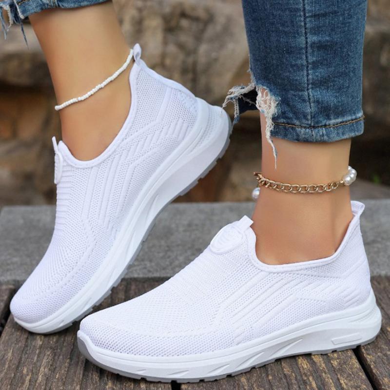Women's Sneaker Slip On Women Sneakers Breather White Shoes Women Casual Sneaker Sports Shoes Vulcanize Shoes Female