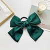 Large Bow Clip for Back of Head, Nature Style Hair Clip with Ribbon, Japanese INSPIRIED Side Clip, Fairy Hair Accessories for Women