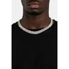 Freezy Cuban Chain In White Gold 14mm Gifft For Men