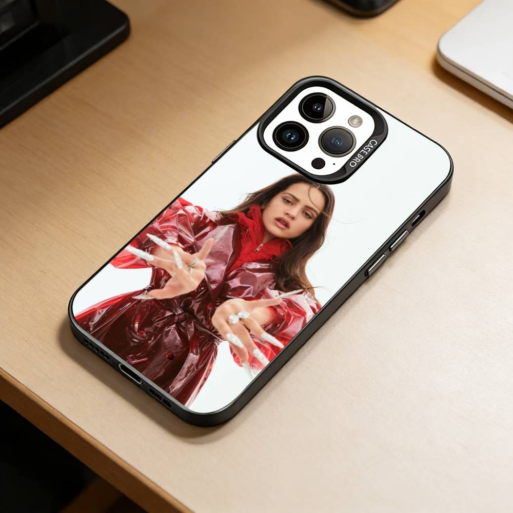Singer R-ROSALíA  Phone Case For iPhone 17,16,15,14,13,12,11 Plus,Pro Max,XS,Colorful Silver Phone Case Funda Cover