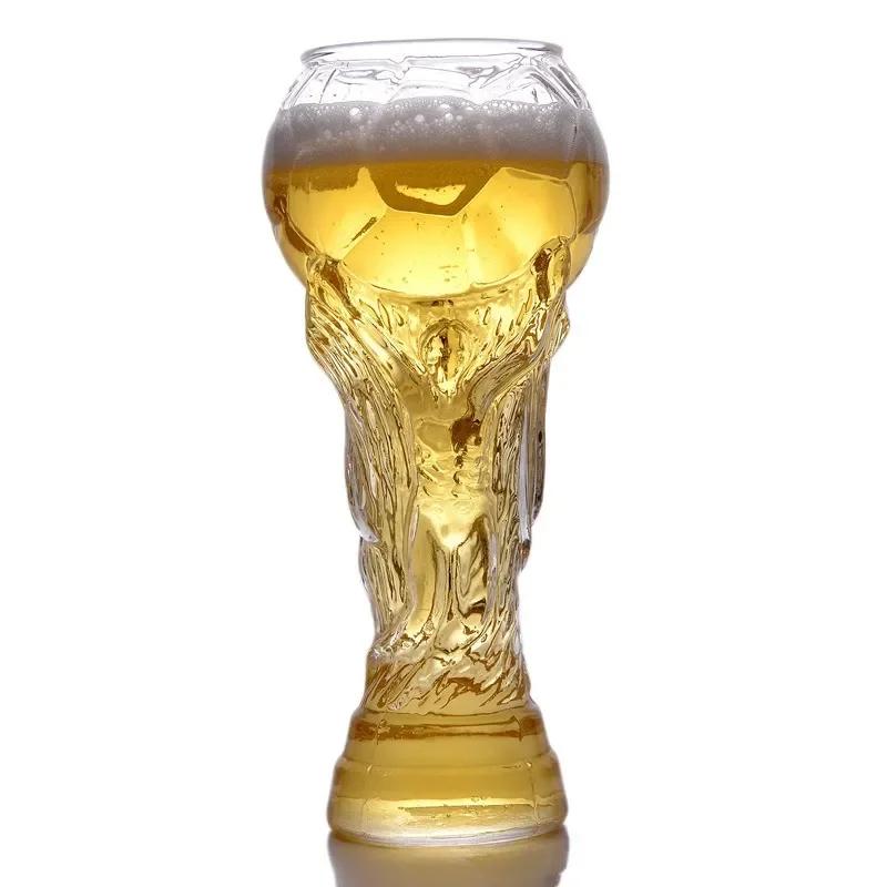 Beer Glass Coffee Mugs Trophy Shape Comfort with Distinctive Texture Beer Mug Suitable for Family Gatherings