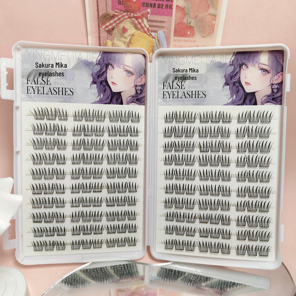 ACE Barbie Natural Segment Korean Idol False Eyelashes – No Glue Needed