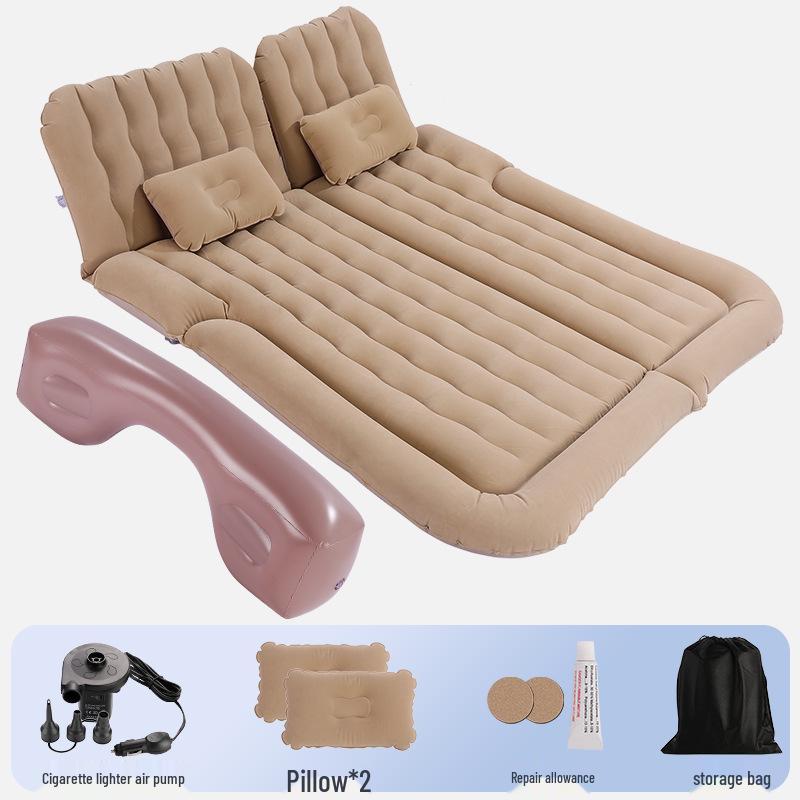 SUV Rear Seat Inflatable Mattress: Travel Bed for Self-Driving Tours and Off-Road Vehicles
