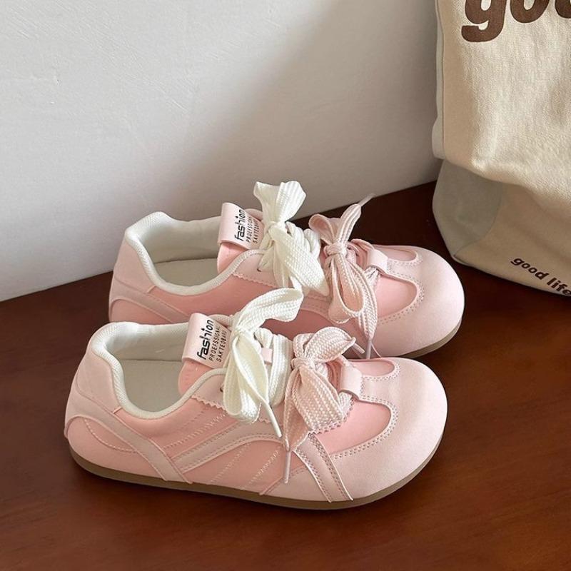 College Style Casual Little White Shoes Women's Spring and Autumn New Fashion Versatile Puff Shoes Student Sports Shoes