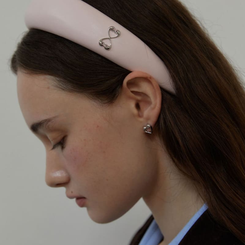 LOVE ME MONSTER Mont Padding Leather Headband L (L243MHA010)