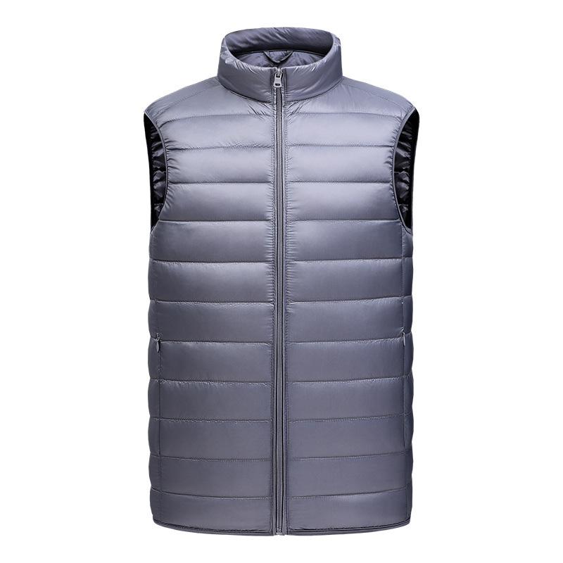 Down Jacket Men's Vest Fashion Stand-up Collar Vest Light Down Vest Men's Thermal Top