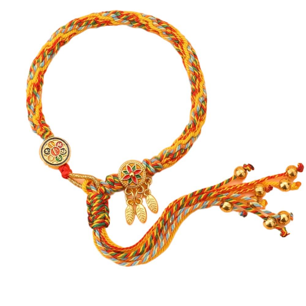 Bohemian Ethnic Style Bracelet Adjustable Chinese Style Bracelet Fashion Woven Hand Rope  Girls