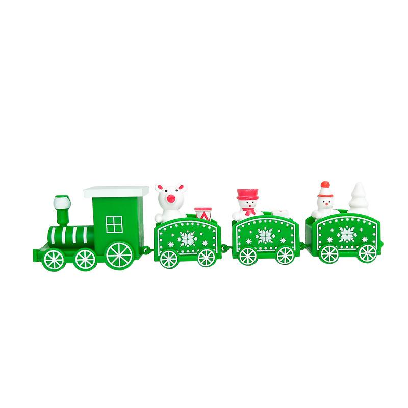 Christmas Train Ornament Cake Decoration - Children's Birthday & Dessert Table Accessory