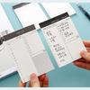 Small Checklist Notebook Tearable 50 Sheets Notepads Daily Schedule Small Memopad Writing Pad for Daily Task Note Memos