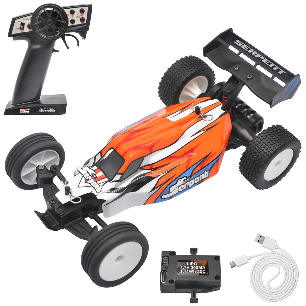 Serpent 1:24 Mini RC Car with Gyro 2.4GHz Off-Road RC Car RTR Remote Control Car Electric Toys for Adults and Kids