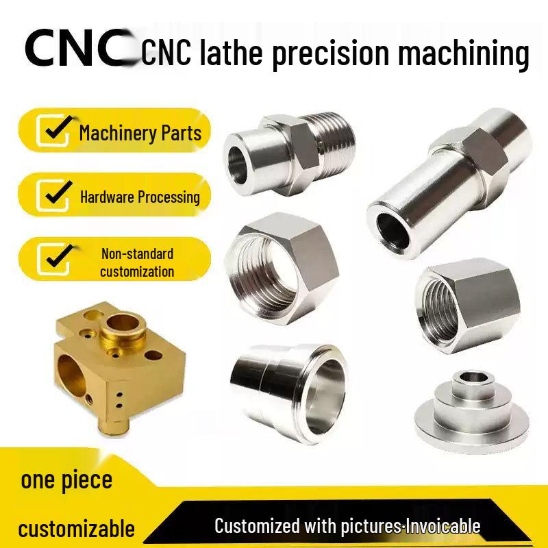 

Custom CNC Lathe Precision Parts for Stainless Steel Hardware - Non-Standard, Drawings Required Black - Contact Support for Custom Processing