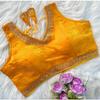 Blusa sin mangas de mezcla de seda para mujer Ropa de fiesta india Diseñador Étnico Choli