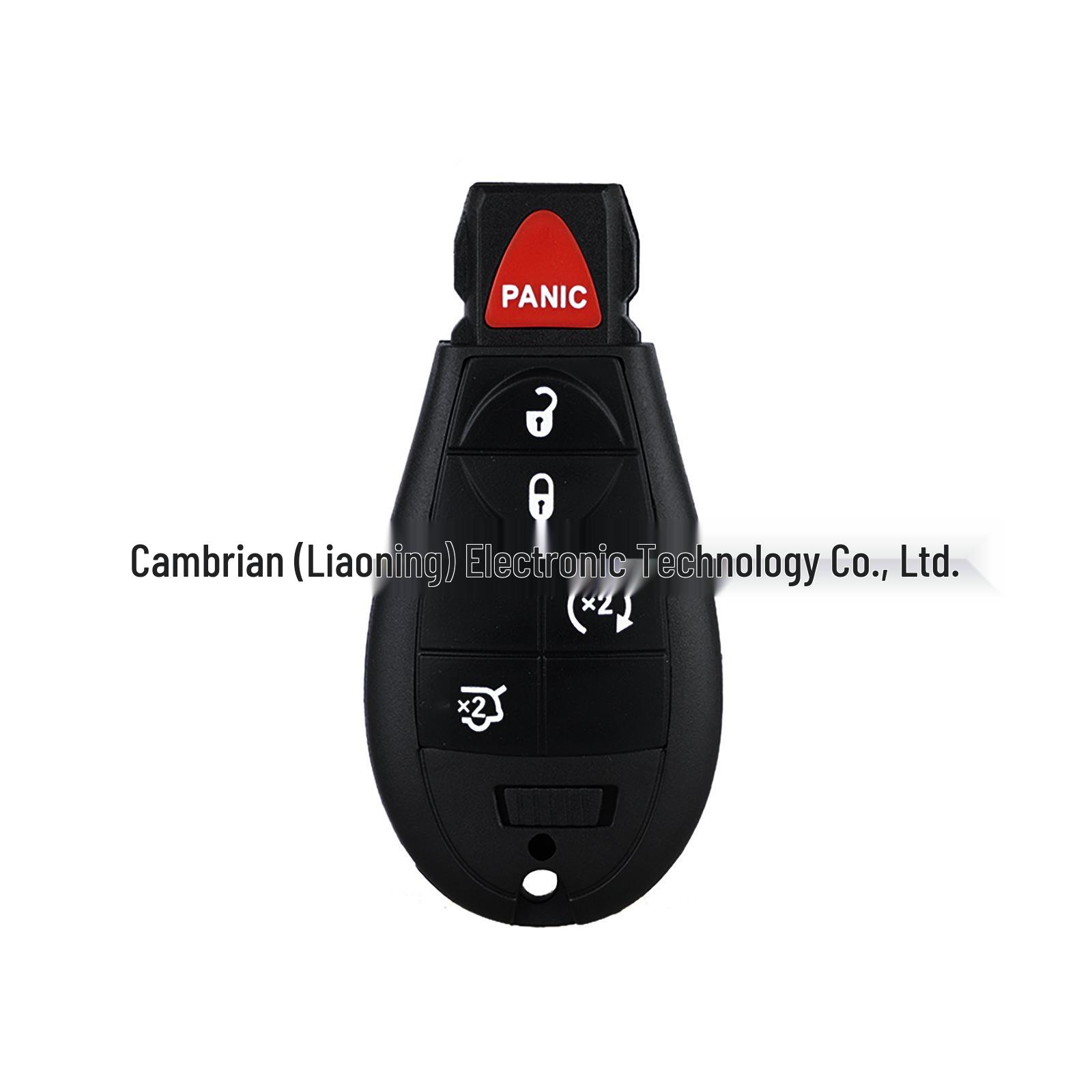 

5-Button Smart Remote Key for Dodge M3N5WY783X 5.4 x 4.2 x 1.4 cm