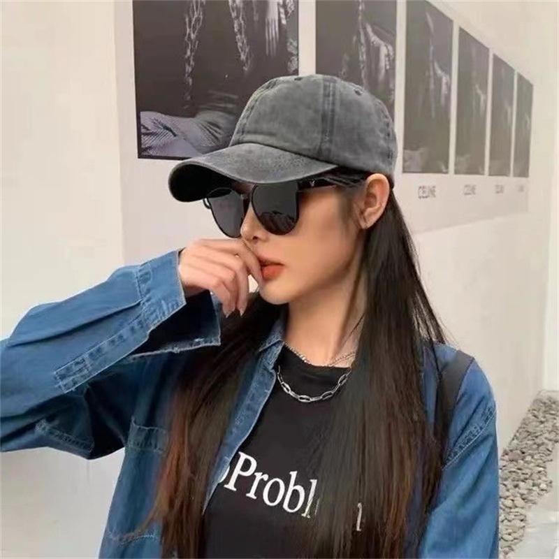 Men Women Baseball Cap Casual Unisex Baseball Cap Vintage Washed Cotton Fits Breathable Adjustable Solid Color Hip-Hop Dad Hat