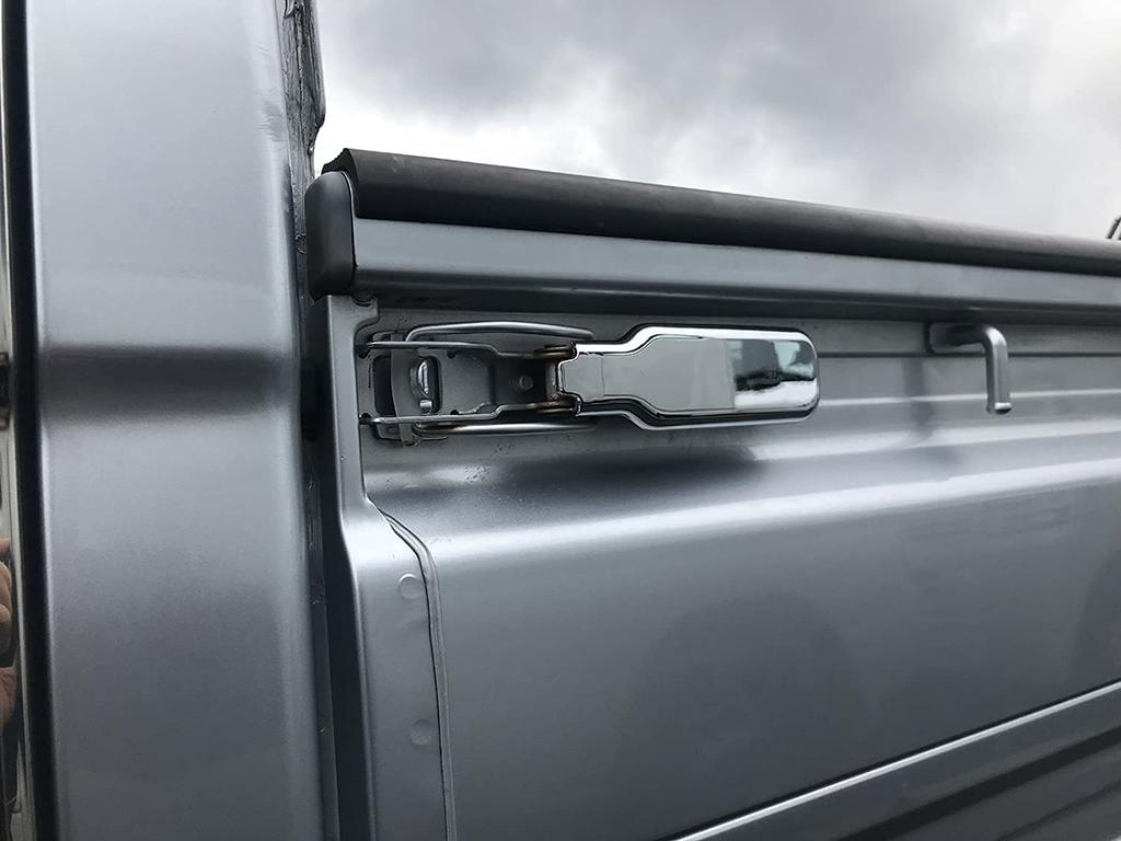 BRIGHTZ Chrome Door Lock Lever Covers for Toyota Hijet Jumbo Truck with S 510 Hijet Truck (4-Piece Set) S500P/S510P [DHC-NOBU-306-4PC] (Compatible