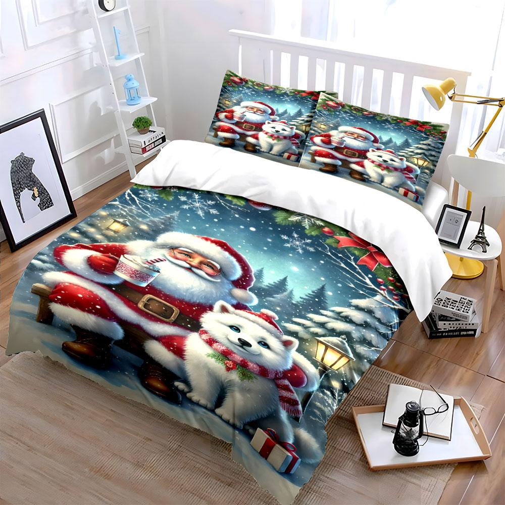 Frosty festive wonderland Bedding sets Duvet cover sets Duvet covers Pillowcases(1*Duvet Cover 2*Pillowcases without duvet insert)