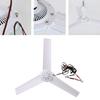 DC12V Plastic 3 Leaves Ceiling Fan Camping Tent Silent Hanging Cooling Fan