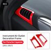 Chrome Abs Car Front Side AC Air Outlet Vent Trim Cover for Porsche Cayenne 2011-   Decor Interior Auto Accessories