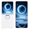 Hard PC Phone Case With Metal Ring Holder For Samsung Galaxy Z Flip 8 7 6 5 4 3 Flip7 FE Flip8 5G Shockproof Protective Cover