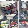 SUV Ceiling Cargo Net, Trunk Organizer, Car Roof Storage, Truck Netting, Van Interior Accessories, Double-Layer Mesh Camping Essentials