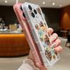 Card Slot Pocket TPU Case For iPhone 17 Pro Air 16e 16 15 14 13 Pro Max 12 11 Leopard Print Love Heart Pattern Soft Phone Cover