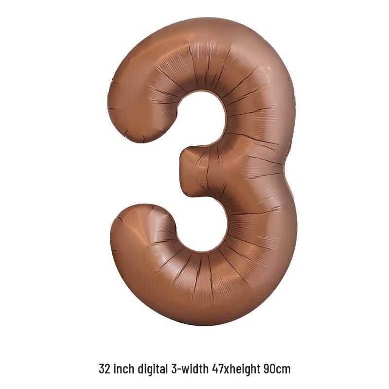 32-Inch White Number '40' Birthday Balloon, Aluminum Foil Party Decoration Prop
