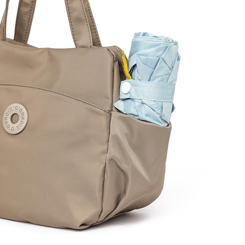 Water-resistant Nylon Handbag Women's Lightweight Multi-compartment Large Capacity Shoulder Bag