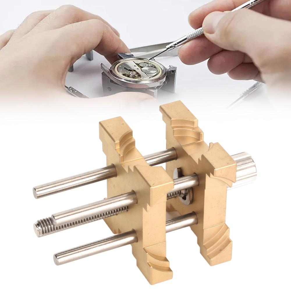 Adjustable Watch Repair Tool Brass Watch Base Convenient Watch Clamp  Watchmaking