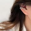 Women's Elegant Inlaid Diamond Star Ear Cuff - Trendy, Chic Four-Pointed Zirconia Design