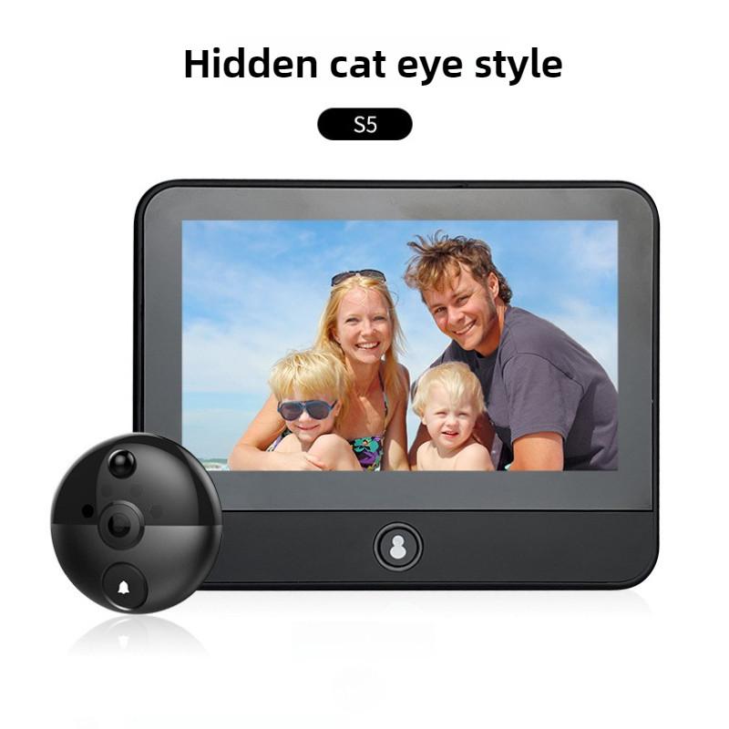 Elektronische Visuelle Türklingel Fernüberwachung Haushalt HD Nachtsicht Türklingel Smart Drahtlos Verstecktes Katzenauge