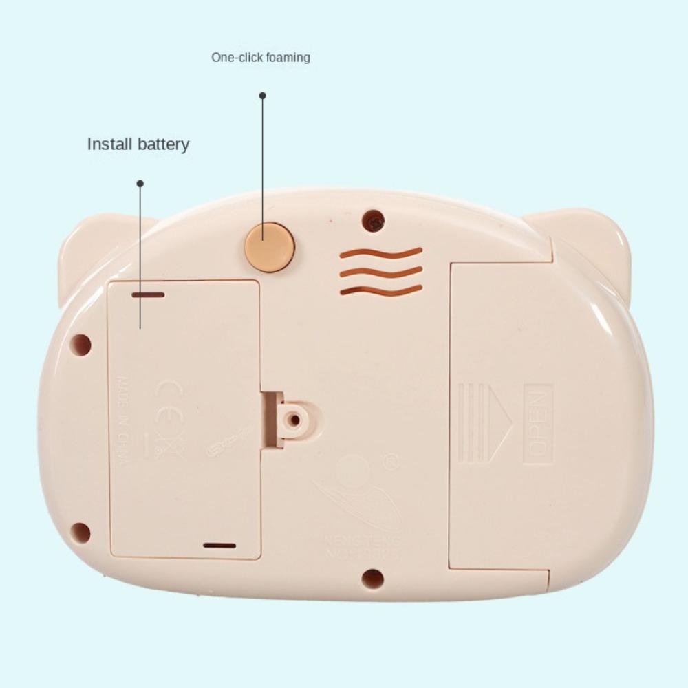 Automatic Soap Bubble Maker Toy Cartoon Cartoon Bubble Blower Chilren Bubble Machine  Summer