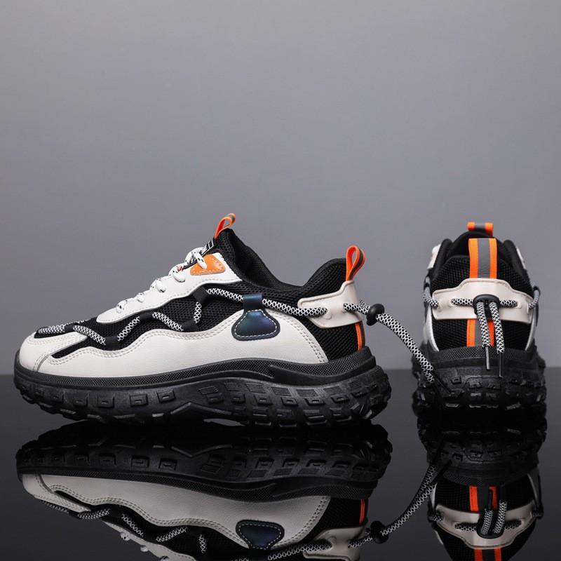 Foreign trade 2025 men's shoes spring new outdoor sports shoes men's breathable and lightweight versatile platform dad shoes