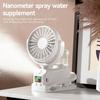Refrigerating Clip Spray Fan Rechargeable Office Dormitory Outdoor Multi-Functional Desktop Clip Fan Moisturizing