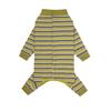 Polyester Puppy Stripes Jumpsuits Four-legged Dog Pajamas Durable Pet Dog Clothes  Autum