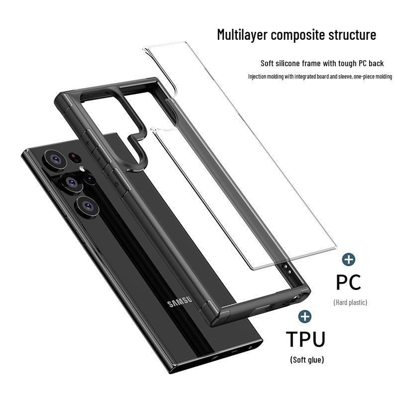 Samsung Galaxy S23/S23 Ultra Schützende Transparente Handyhülle - Sturzsicheres Design
