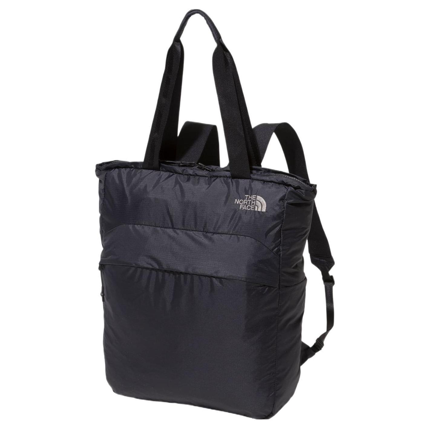 The North Face 18L Logo Zipper Tote Backpack Outdoor Bag Unisex backpack Black NM32359K Black