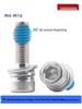 304 Stainless Steel Hex Head Screw with Pre-applied Threadlocker and Anti-loosening, Anti-fall Features