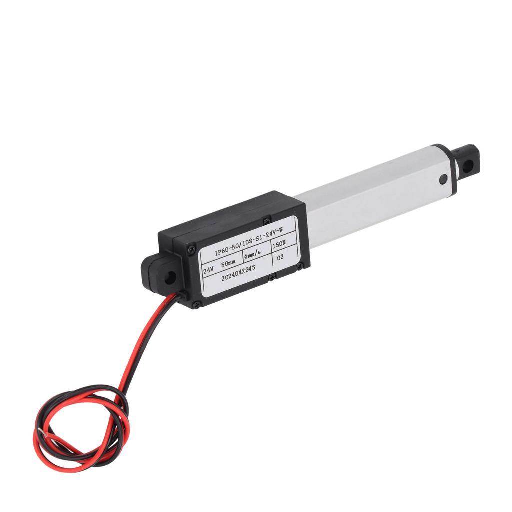 Micro actuator liniar electric Mini actuator telescopic de mișcare mică 150N 50mm cursă DC24V 4mms