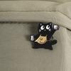 Barista Black Cat Enamel Pin Cartoon Cat Brooches Apron Animals Lapel Badge For Backpacks Bags Adorable Gift For Friends