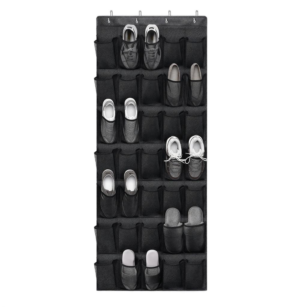 Door Hanging with 3 Pockets, Non-Woven Fabric, , Over-the-Door Storage for Closet, Bedroom, Entryway