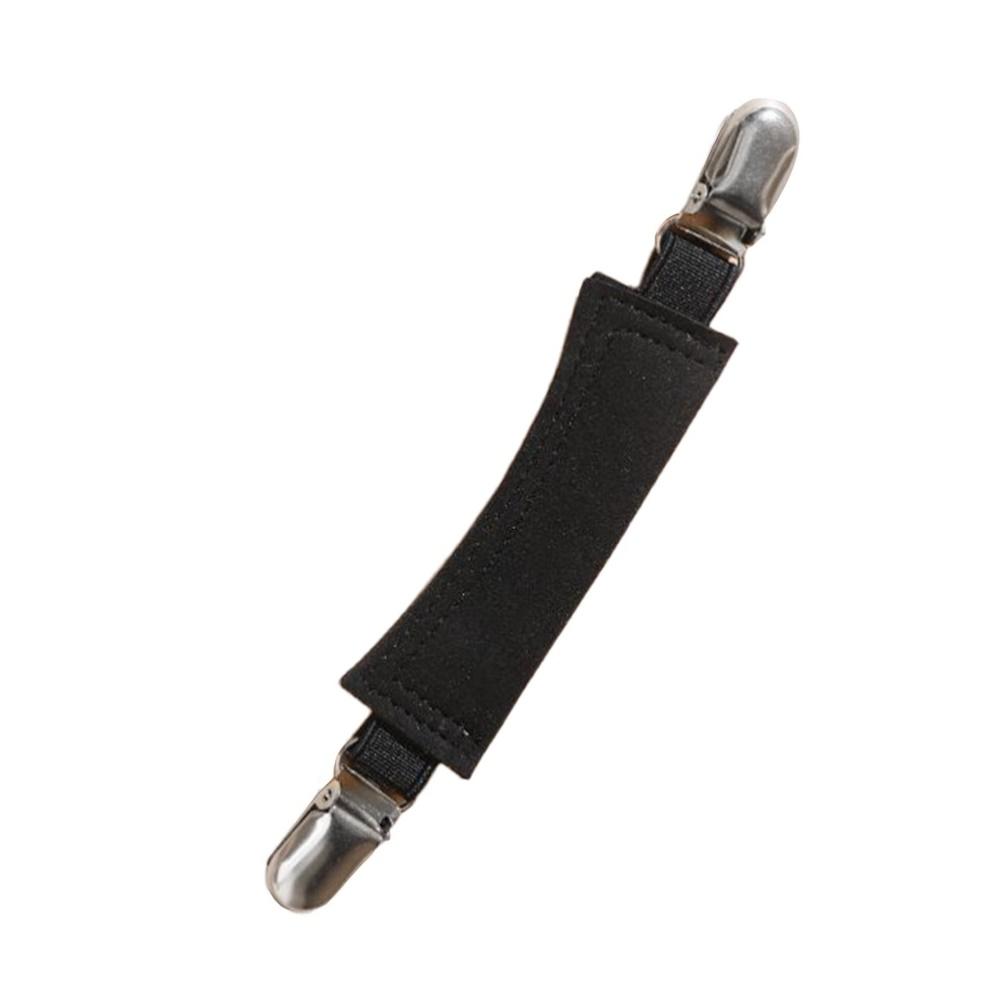 1Pc New Anti-slip Heel Straps High Elasticity Easy to Use Elastic Heel Clip Anti-drop Fixed Buckle Shoe Clips чёрный