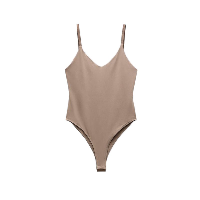 

Весна Новое поступление Мода Ветер Сексуальная майка Однотонный Жилет для поддевы Нейлоновый комбинезон 5039322 Chocolate Brown M