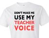 Teacher Shirt. Teacher Gift. Teacher T Shirt. Teacher Voice Shirt. Best Teacher. Professor Shirt. Professor Gift. Back To School #OS212