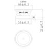 40mm 1.5inch Full Ranged Speaker With 4Ohm 3W Power Enhances Auditory Clarity And Metal Durability